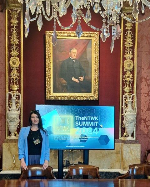 Eugenia Dunaeva at TheNTWK Summit 2024, Barcelona